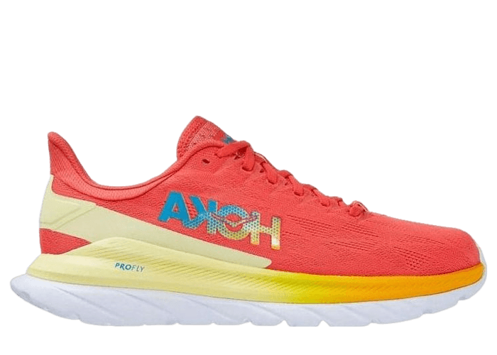 Hoka One One Mach 4 Hot Coral