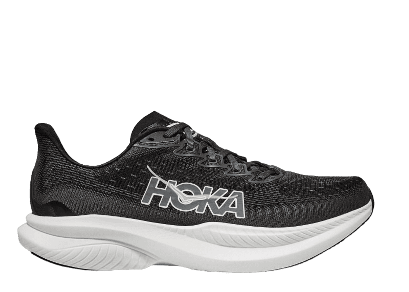 Hoka One One Mach 6 Wide 'Black White' - 1147833-BWHT