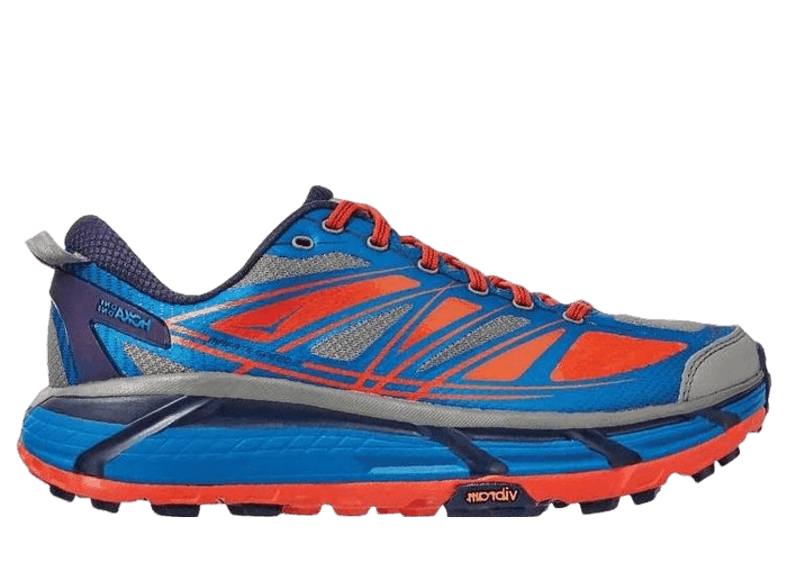 Hoka One One Mafate Speed 2 Blue Orange Gray