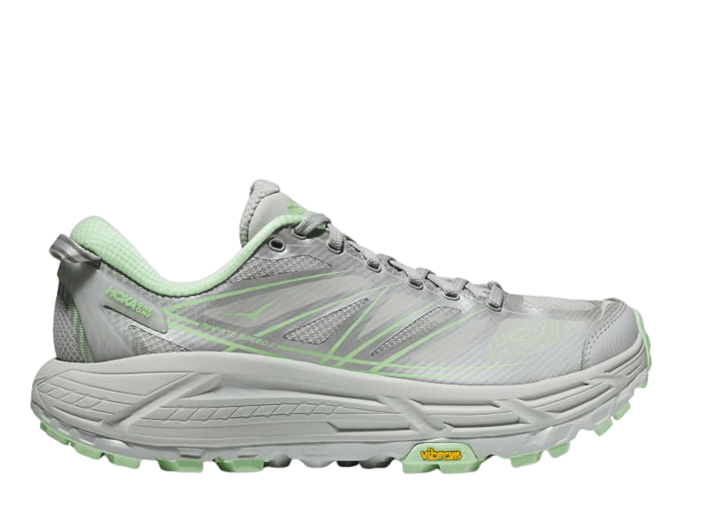 Hoka One One Mafate Speed 2 'Harbor Mist Lime Glow'