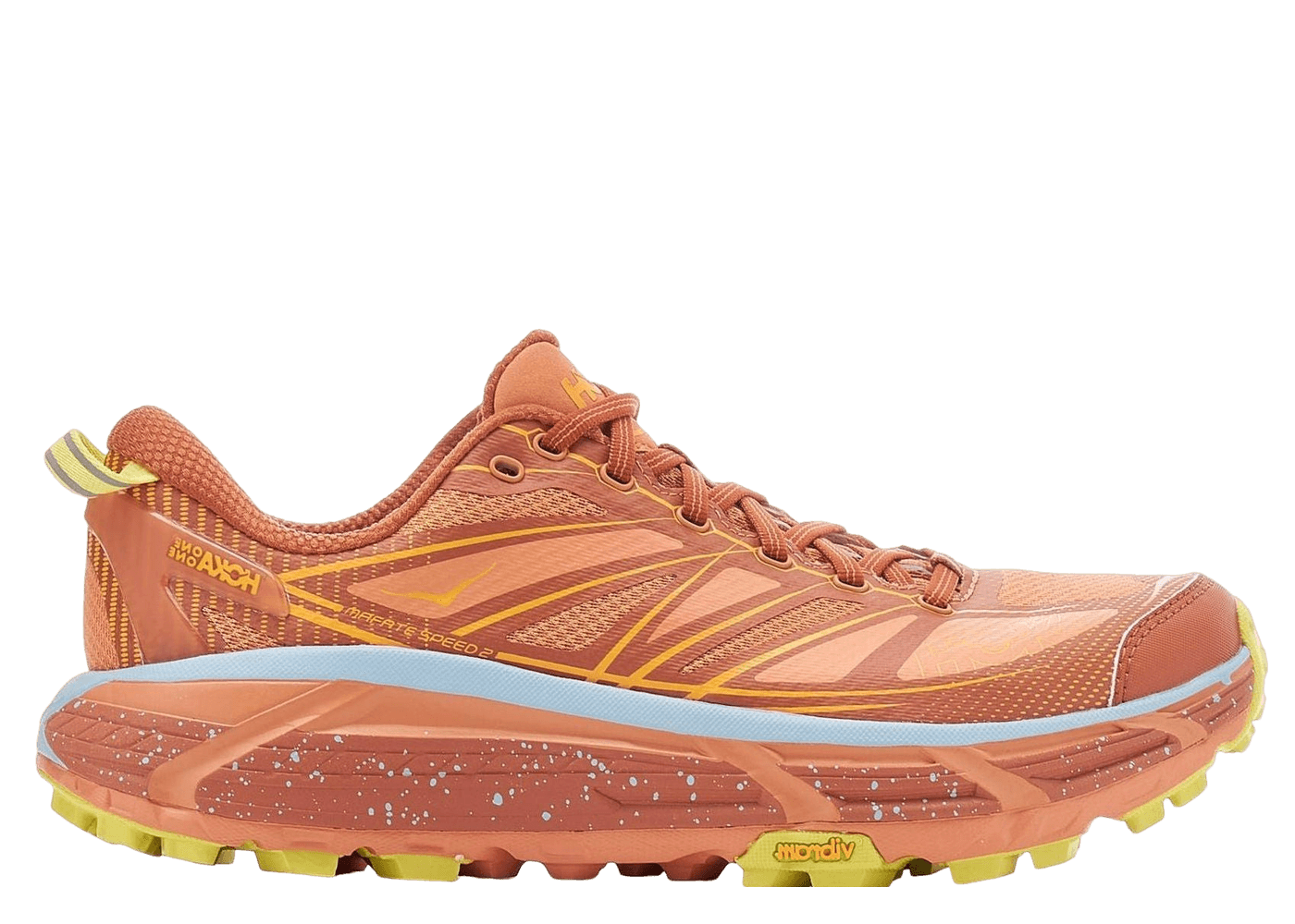 Hoka One One Mafate Speed 2 Red Brown