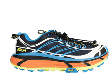 Hoka One One Mafate Three2 Black Diva Blue