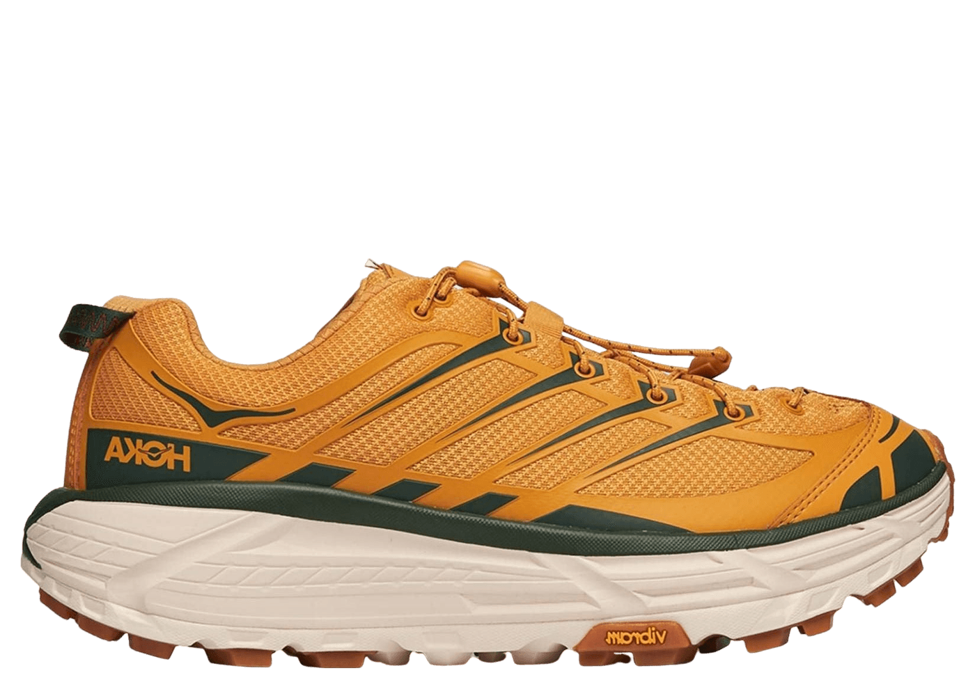 Hoka One Mafate Speed 2 Eggnog Gray Mesh Neon Yellow Running Men 14M US/49 1/3EU Hoka One One Bondi L Embroidery Outer Space | Mercari main image 2