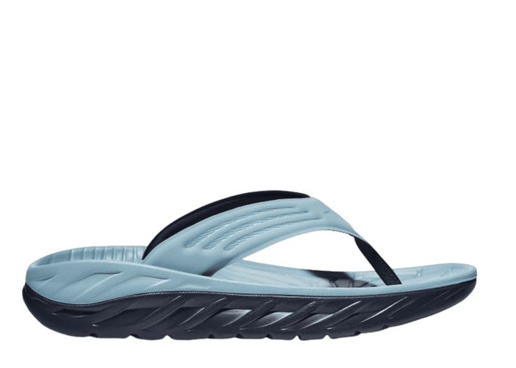 Hoka One One Ora Recovery Flip Slide 'Stone Blue'