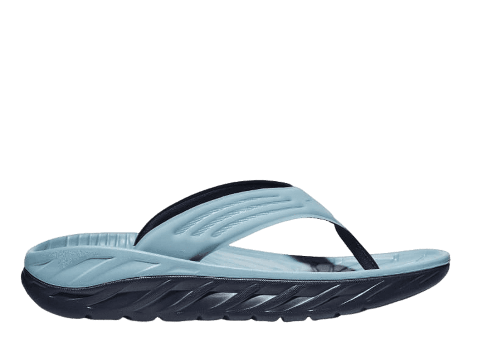 Hoka One One Ora Recovery Flip Slide 'Stone Blue'