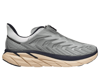 Hoka One One Project Clifton Knitted Running Grey Beige