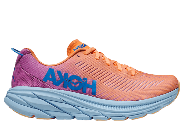 Hoka One One Rincon 3 Wide Orange Cyclamen (W)