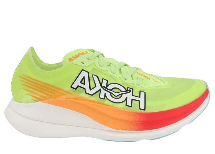 Hoka One One Rocket X 2 Lettuce Solar Flare