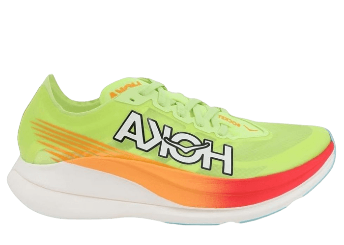 Hoka One One Rocket X 2 Lettuce Solar Flare