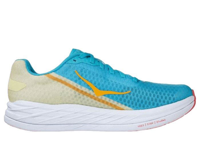Hoka One One Rocket X Blue Yellow Orange
