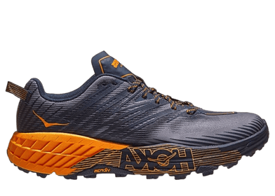 Hoka One One Speedgoat 4 Black Iris Marigold