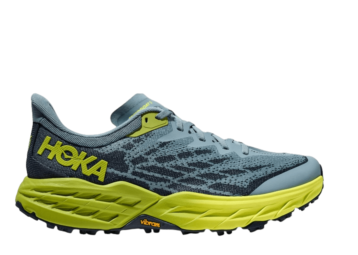 Hoka One One Speedgoat 5 'Stone Blue Citron'