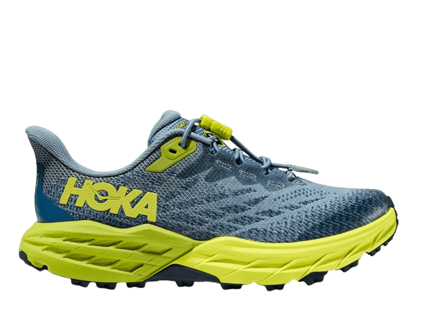Hoka One One Speedgoat 5 'Stone Blue Dark Citron' (GS)