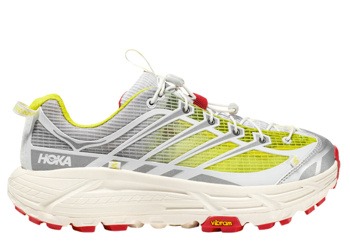 Hoka Mafate Speed Three2 Nicole McLaughlin White Neon - 1153931-WNN