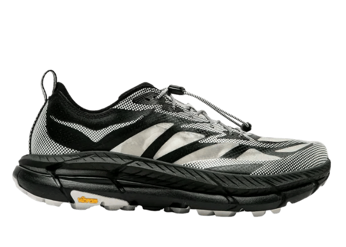 Hoka One One Mafate Speed 4 Lite Black White - 1168971-BWHT