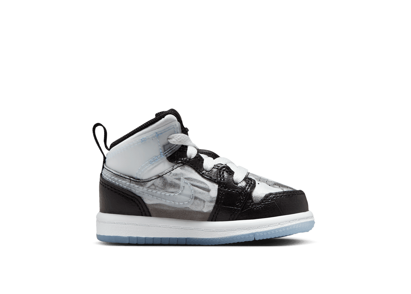 Jordan 1 Mid Sneaker School in Black | HF3211-001 (TD)