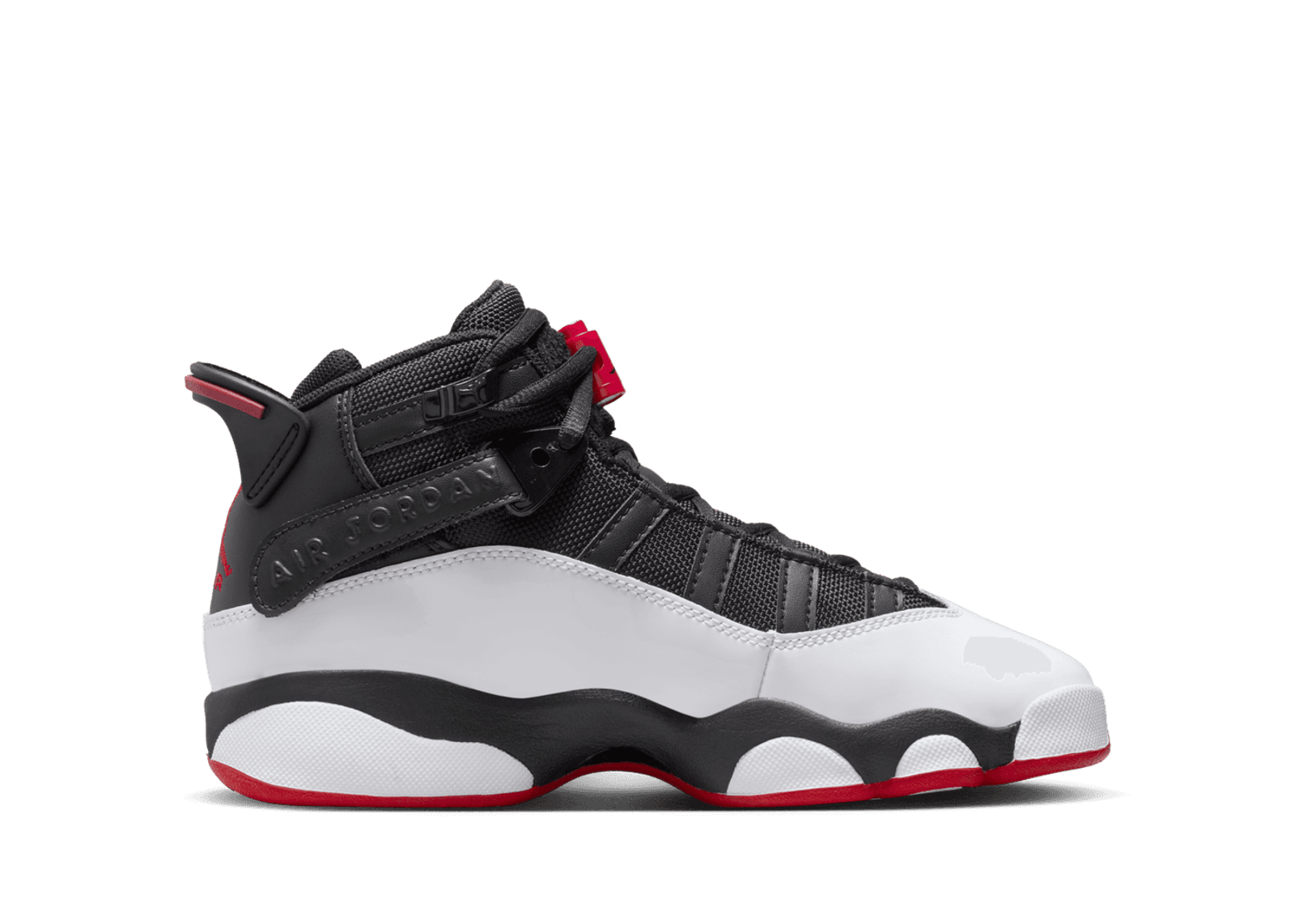 Jordan Rings 'Black Varsity Red' (GS) 323419-067