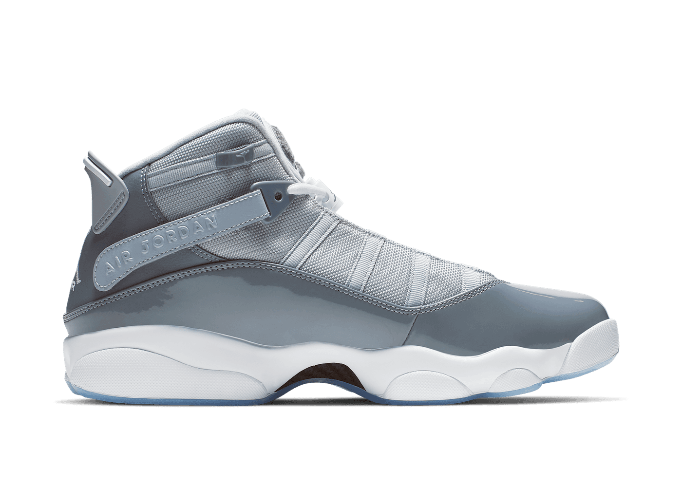 gray jordans 6 rings