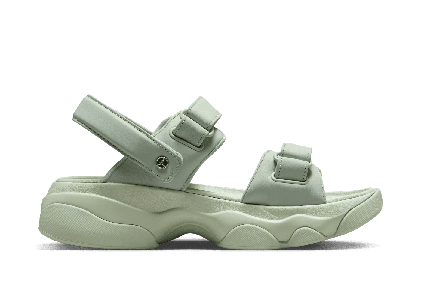 green jordan sandals