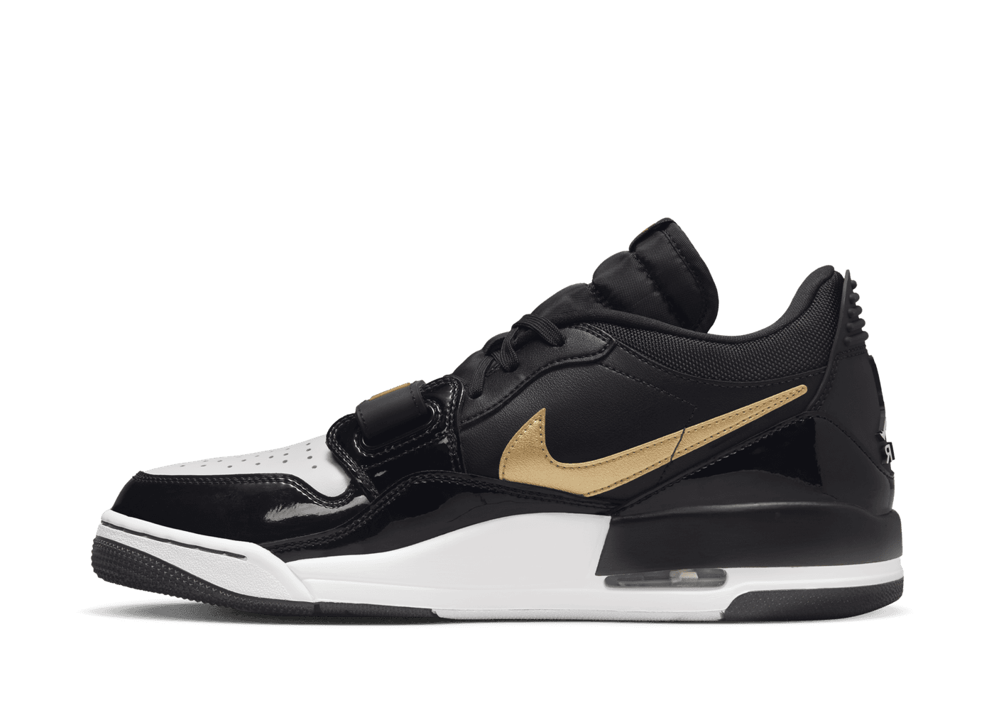 Jordan Legacy 312 Low 'Black Metallic Gold'