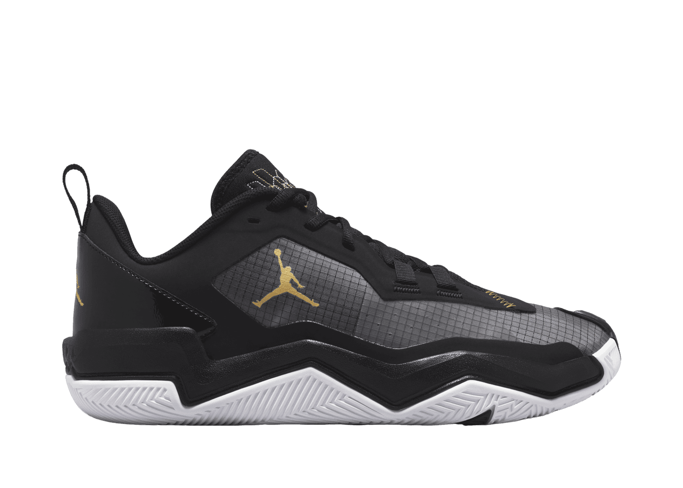 Jordan One Take 4 'Black Metallic Gold'