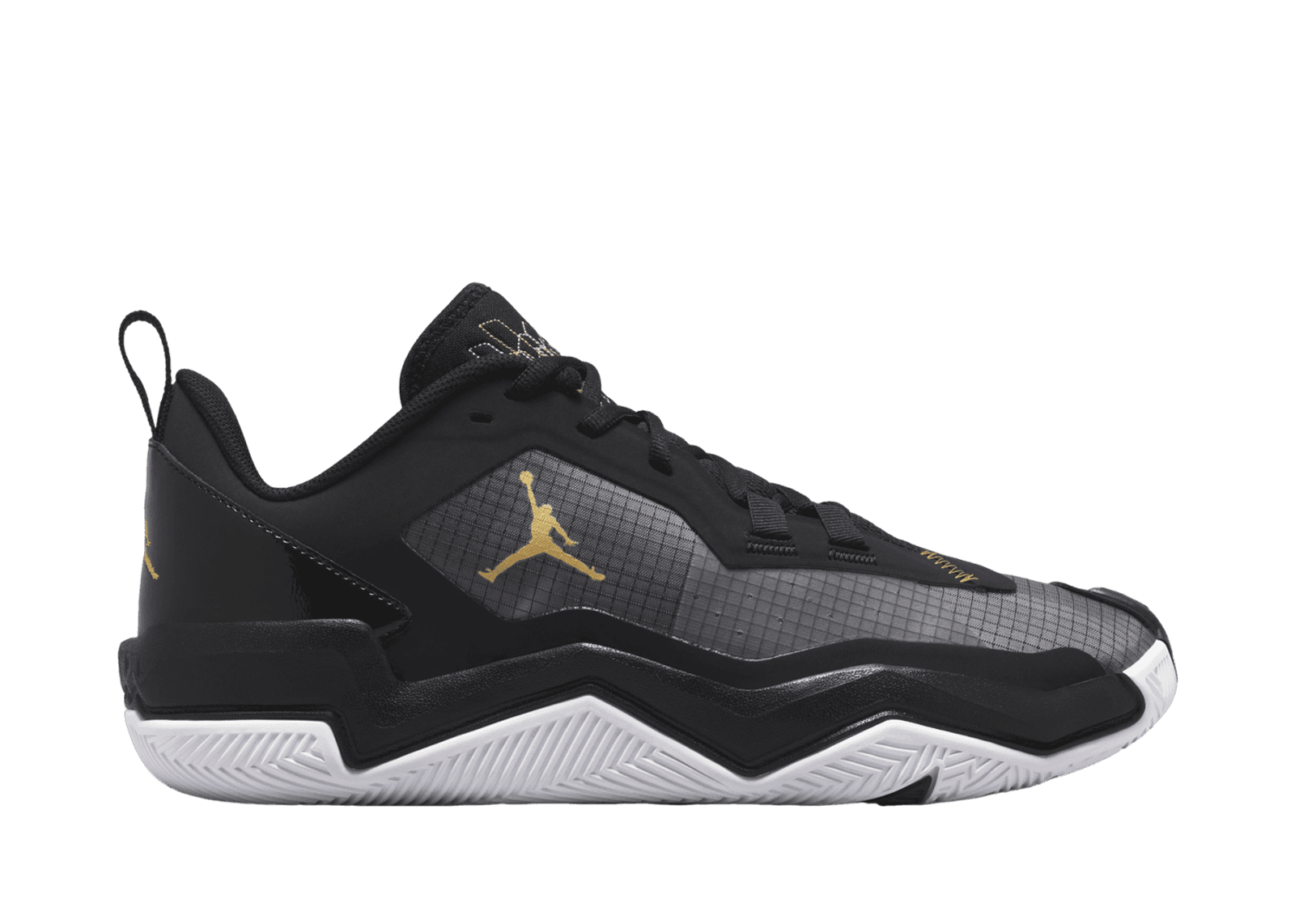 Jordan One Take 4 'Black Metallic Gold'