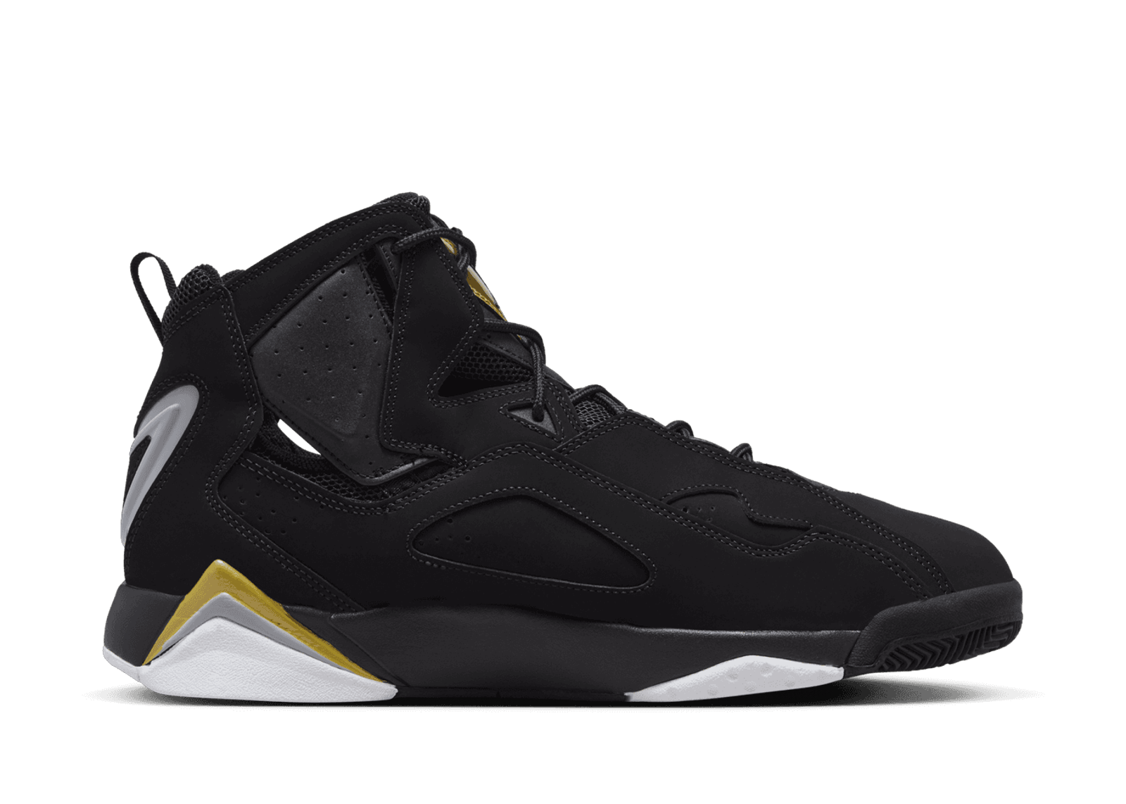Jordan True Flight 'Black Metallic Gold'