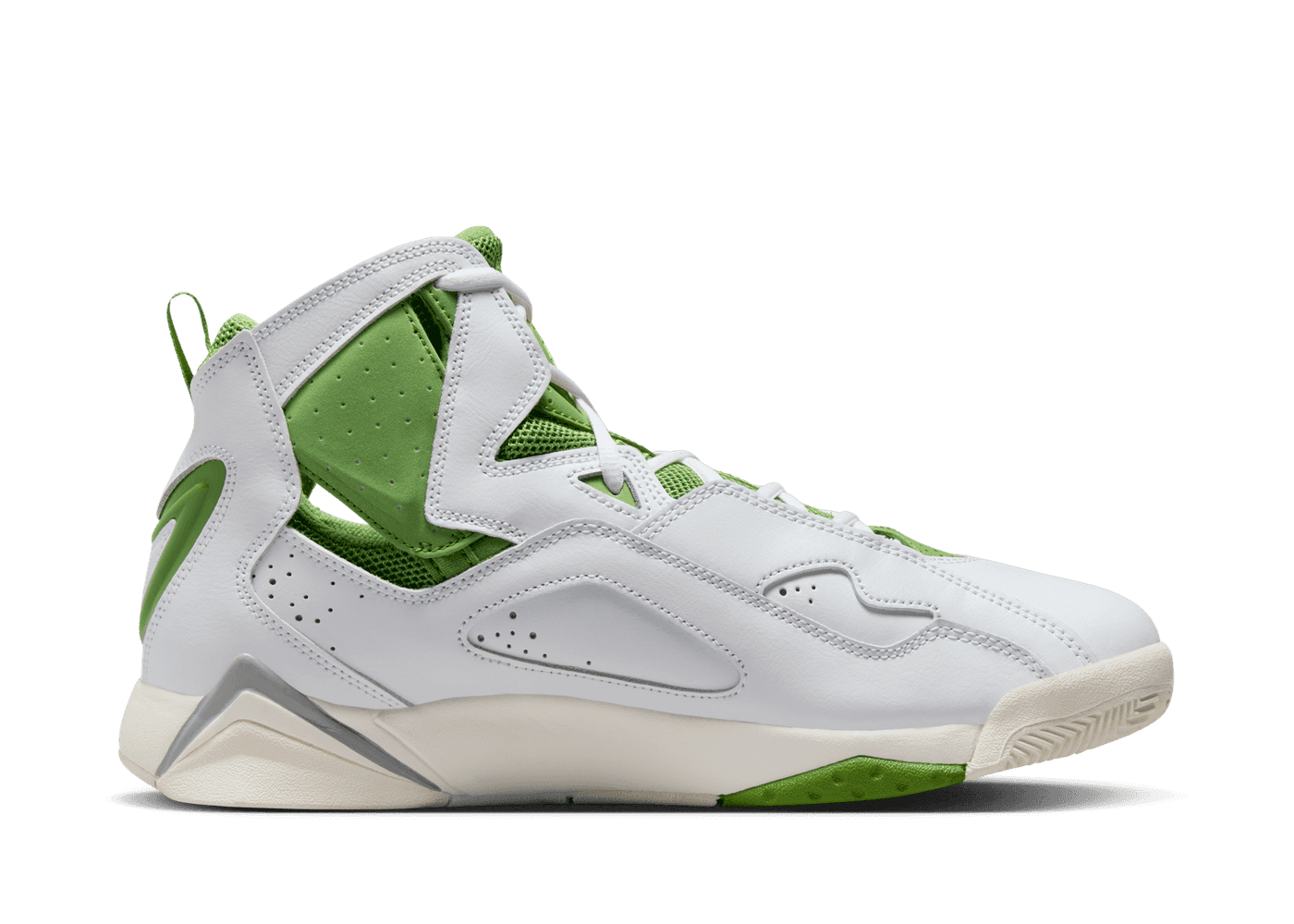 white true flight jordans