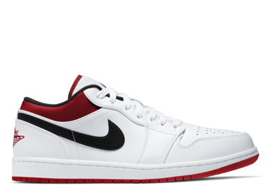 Jordan 1 Low White University Red Black