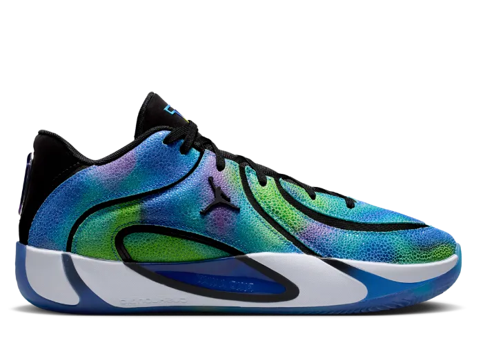 This Jordan Tatum 4 is a Chameleon of Scaly Color