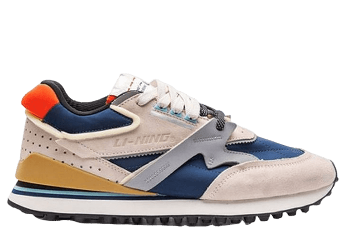 Li-Ning 001 Splicing Stylish Blue White Red