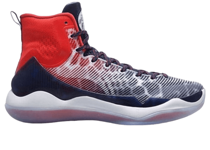 Li-Ning Hi-Top Red Black/White