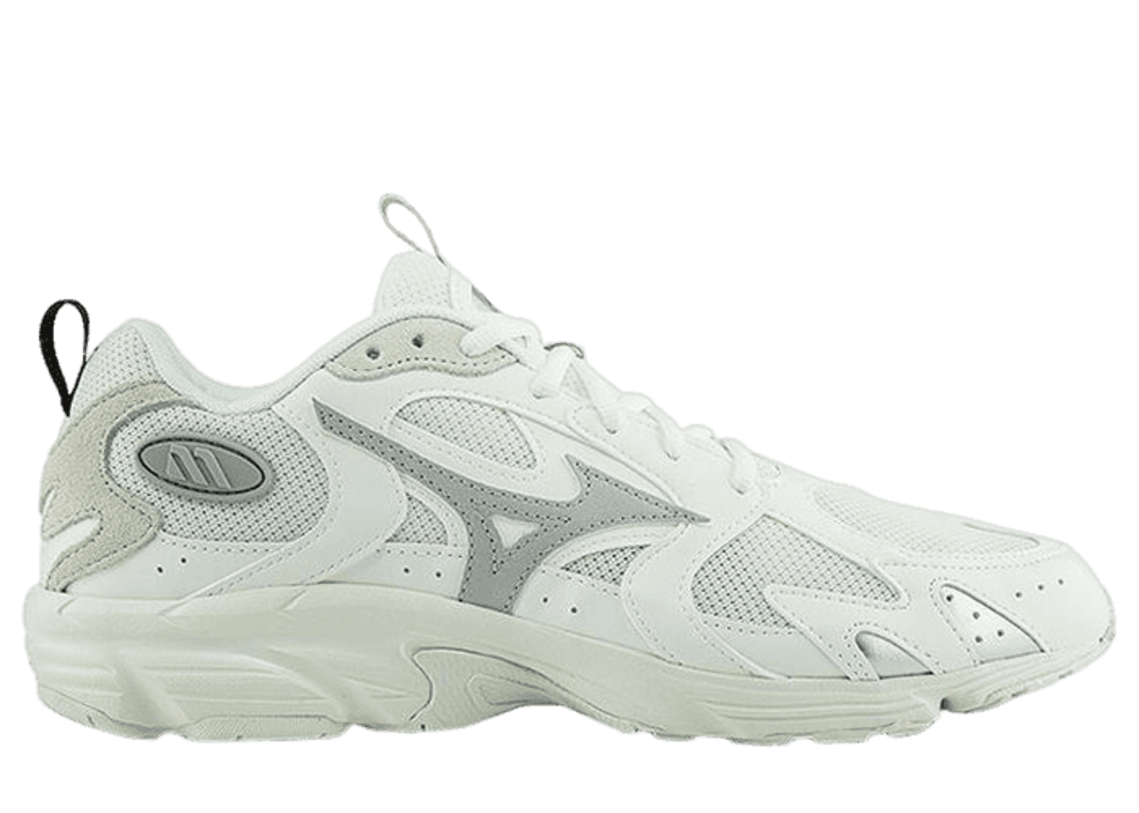 Mizuno City jogging Breathable Shock Absorption White Silver