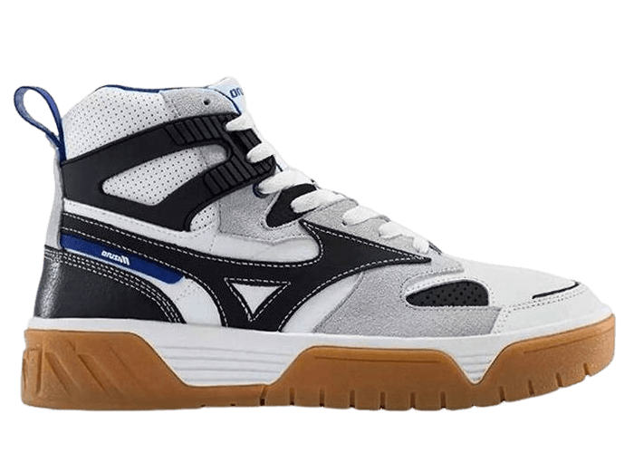Mizuno CL MID Skateboarding Black White Blue