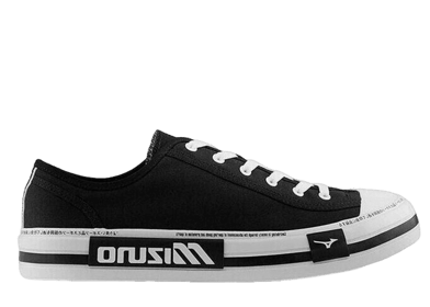 Mizuno Court S Low Tops Skateboarding Unisex Black White