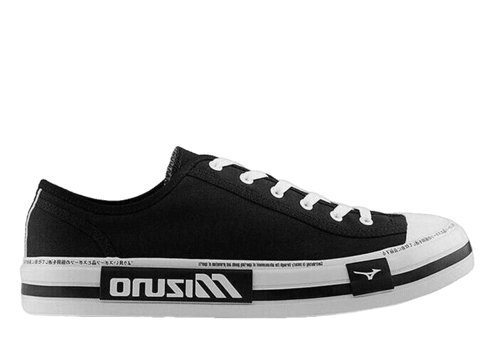 Tonosumo  Mizuno Court S Low Tops Skateboarding Unisex Black White