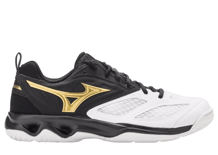 Mizuno Dynablite White Black Gold