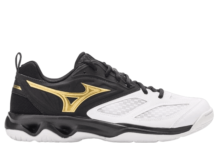 Mizuno Dynablite White Black Gold