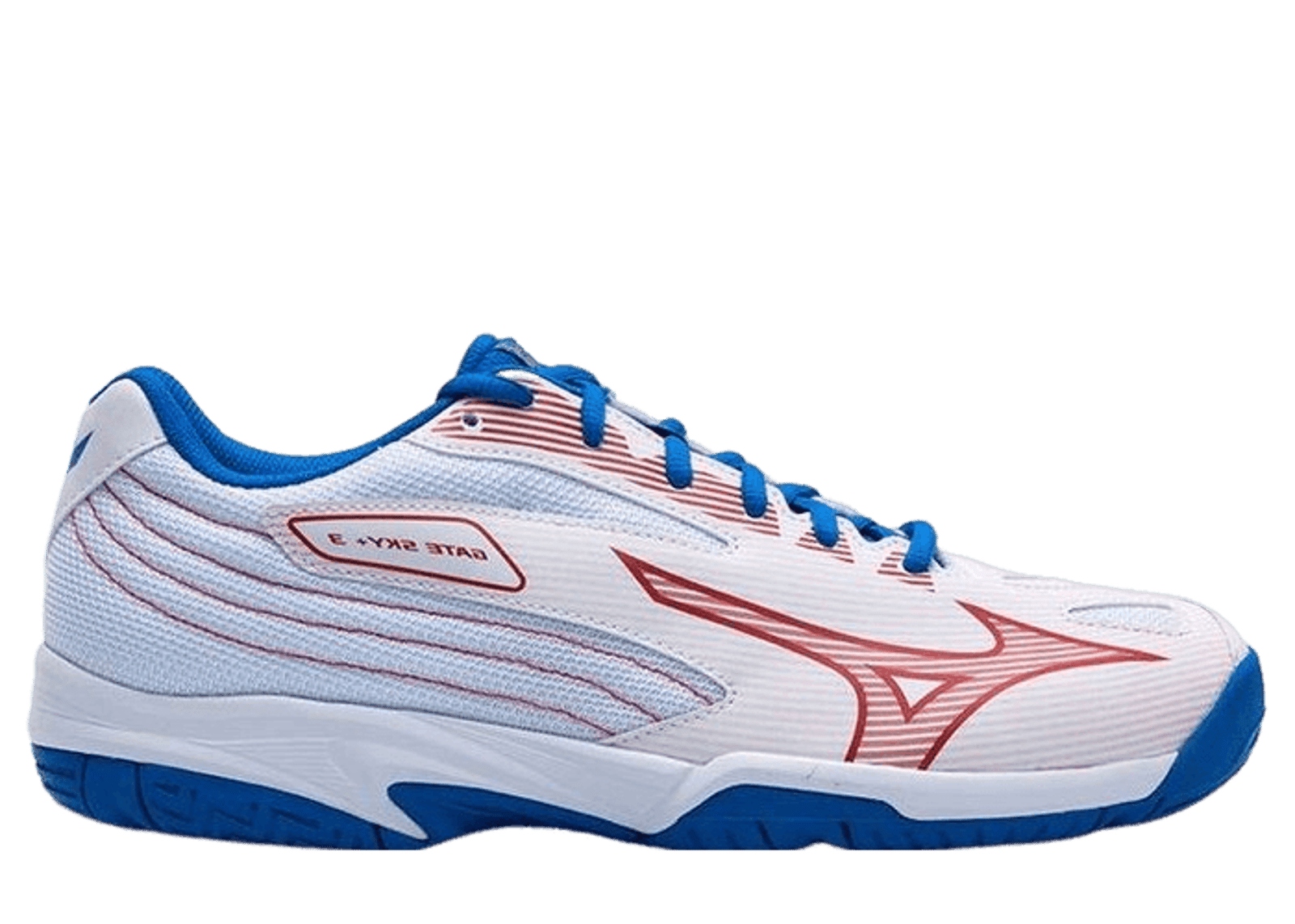 Mizuno Gate Sky Plus 3 White Blue Red