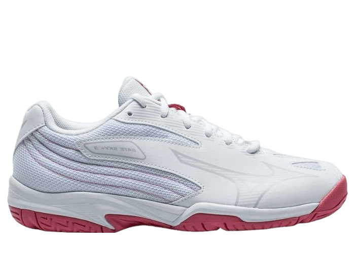 Mizuno Gate Sky Plus 3 Wide White High-Vis Pink