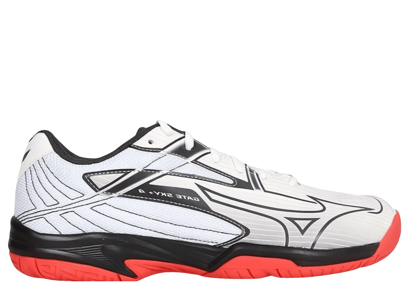 Skysouk！ Mizuno Gate Sky Plus 4 White Black Red - 71GA242103