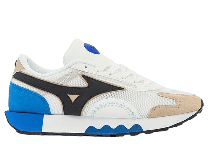 Mizuno LG 70s Baseball White Blue - D1GH220505 Raffles
