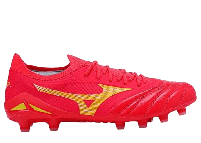 Mizuno Morelia Neo FG Football Boots Red Yellow - P1GA234264