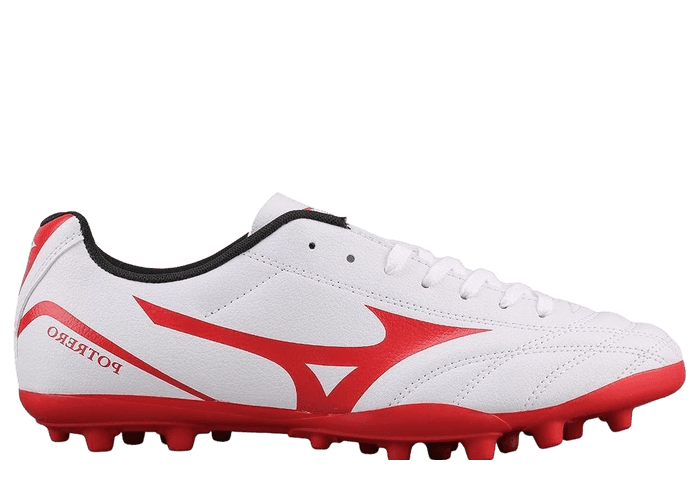 Mizuno Potrero Wide AG Short Nail Soccer White Red