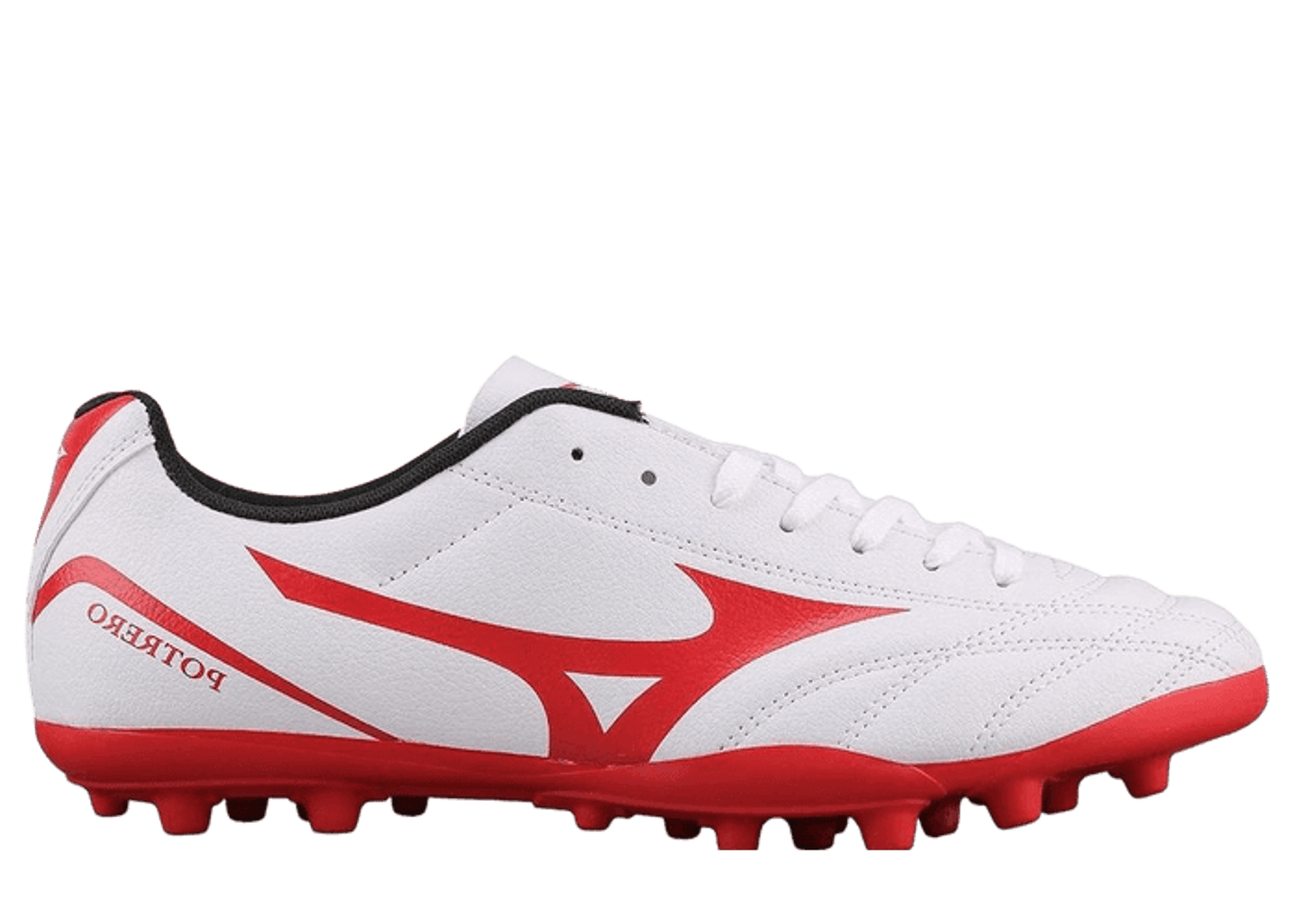 Mizuno Potrero Wide AG Short Nail Soccer White Red