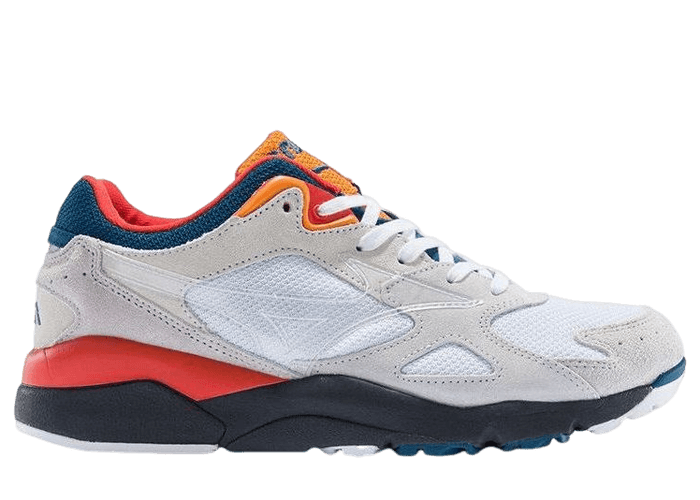 Mizuno Sky Medal S White Grey/Red D1GA201002 Raffles Where to Buy