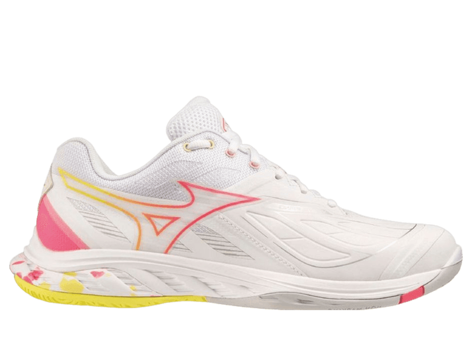 Mizuno Wave Claw Fang 2 White Pink Yellow
