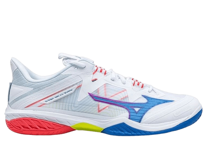 Mizuno Wave Claw Neo White Blue Red - 71GA227013 Raffles & Where