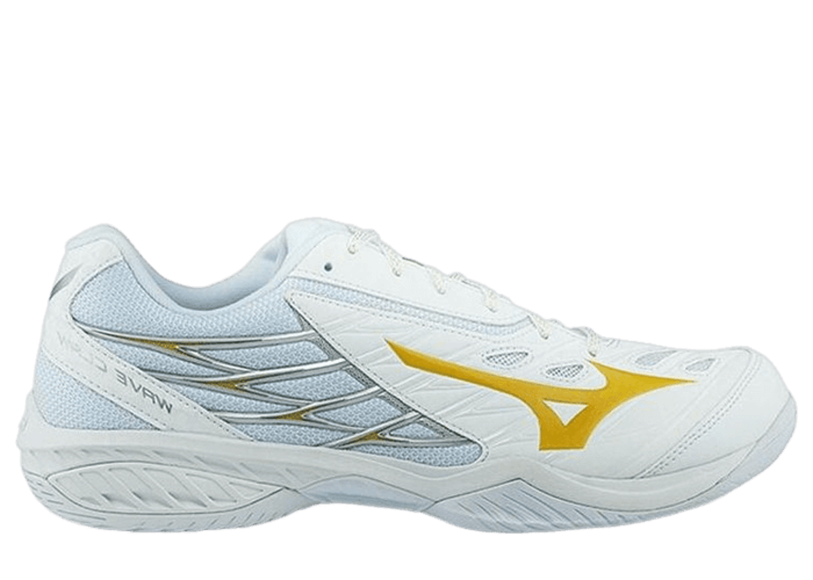 Mizuno Wave Claw White Gold