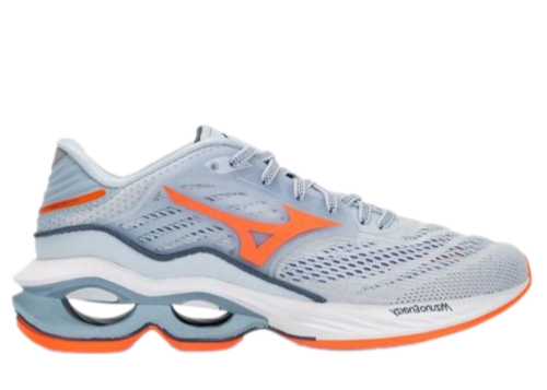 Mizuno Wave Creation 23 Shock Absorption Non-Slip Gray Orange